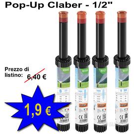 Pop-Up Claber con attacco da 1/2" vari modelli