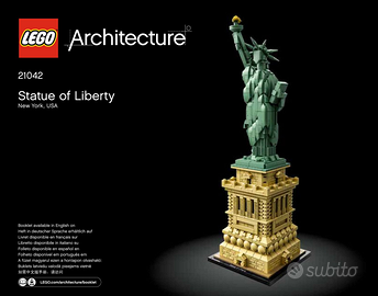 Istruzioni Lego Architecture Statua della Libertà