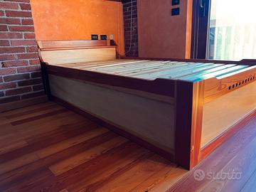 LETTO ARTIGIANALE IN LEGNO