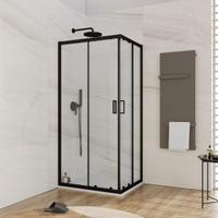 Box doccia 70x90 cm in vetro temperato 6 mm traspa