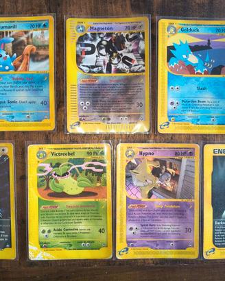 Lotto 7 carte Pokémon Aquapolis – Magneton Reverse