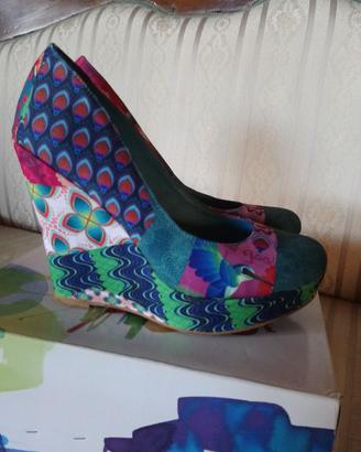 Desigual scarpe con zeppa