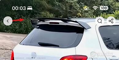 Spoiler Universale Auto Nero