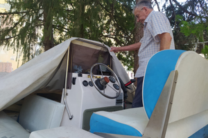 Gommone più motore più carrello