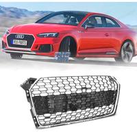 GRIGLIA PER AUDI A5 16-19 PDC LOOK RS5 CROMATO NER