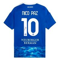 MAGLIA COMO 25-26 NICO PAZ AUTOGRAFATA