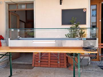 Vetrina frigo pizzeria, marca AFINOX