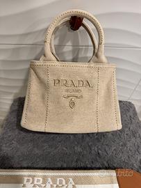 Borsa Prada in lino Jardiniere