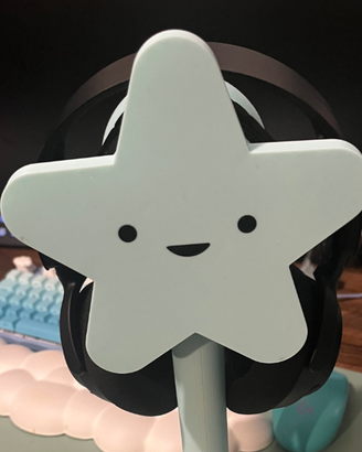 Supporti per cuffie a forma di stella