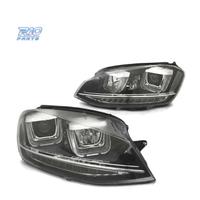 FARI PER VOLKSWAGEN VW GOLF 7 LOOK GTI LED DRL NER