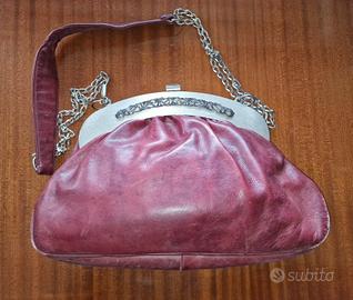 Borsa vintage in vera pelle