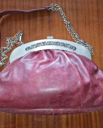 Borsa vintage in vera pelle