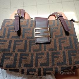 borsetta ecopelle tessuto 