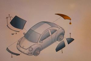 lunotto post vw new beatle tutti i modelli dal 99 