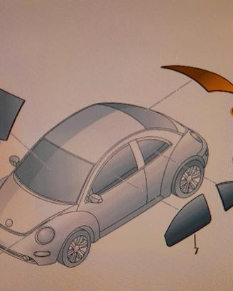 lunotto post vw new beatle tutti i modelli dal 99 