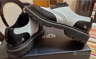 Mocassini ART cambridge per uomo, Nero/Bianco, 39