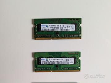 RAM DDR3 4GB (2x2GB) SODIMM