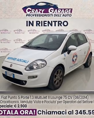 Fiat Punto 1.3 MJT II 75 CV 5 porte Lounge