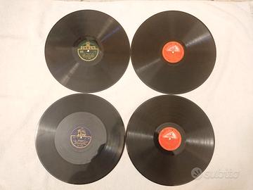 N.4 dischi 78 giri  12"  30cm
