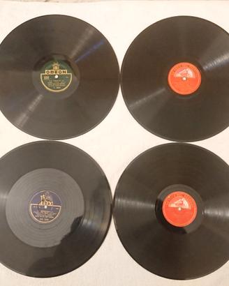 N.4 dischi 78 giri  12"  30cm
