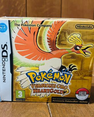 Pokemon heart gold con scatola no pokewalker