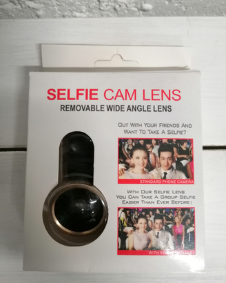 Selfie Cam Lens Grandangolo per foto
