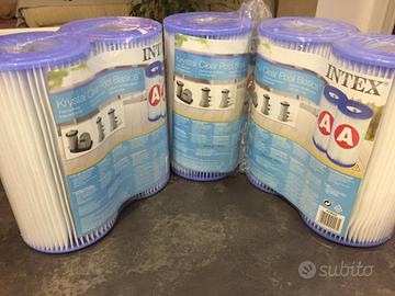 5 filtri piscina Nuovi