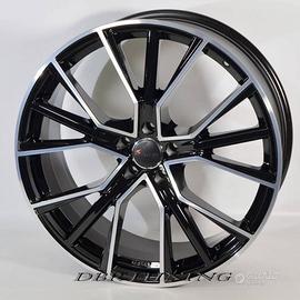 Cerchi lega 18 modello AVUS AF18 Black Polish AUDI