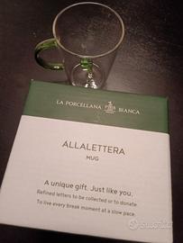 Mug tazza in vetro personalizzate lettera G e F
Ve