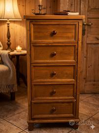 Cassettiera in pino sabbia