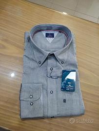 Camicia uomo manica lunga 100% cotone made in ital