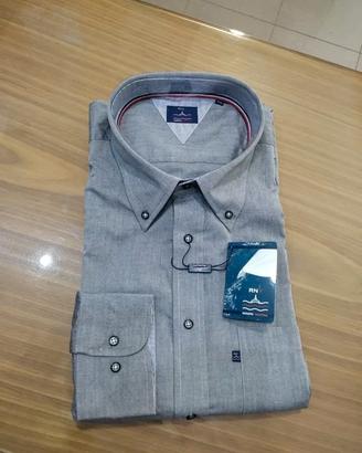 Camicia uomo manica lunga 100% cotone made in ital