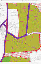 Terreno con rudere e pozzo