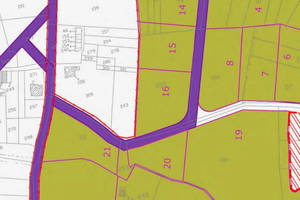 Terreno con rudere e pozzo