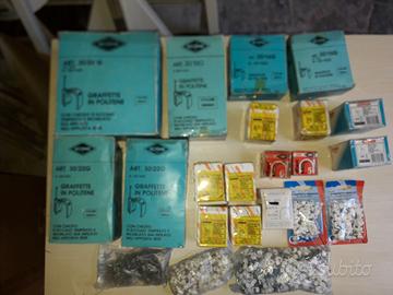 20 CONFEZIONI GRAFFETTE VARIE  POLITENE FISSACAVO