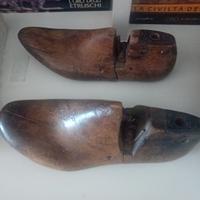 modelli singoli in legno  per scarpe epoca fine ot