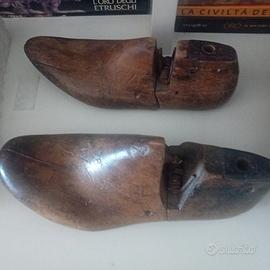 modelli singoli in legno  per scarpe epoca fine ot