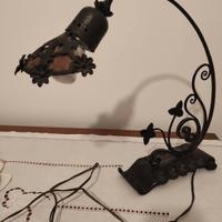 Lampada in ferro battuto 