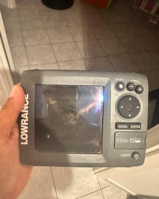 Lowrance élite 5 m hd -solo gps-