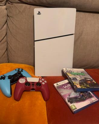 PlayStation 5 Slim + 2 Controller + 2 Gioc