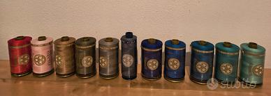 11 rocchetti filo cotone nuovi 50mt