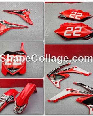KIT PLASTICHE HONDA CRF 250 2010 2013 CR-F CRE 201