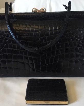 BORSA in PELLE DI COCCODRILLO ANNI 60
