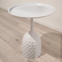 tavolo metallo bianco