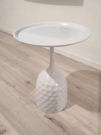 tavolo metallo bianco