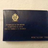 SAN MARINO -  Serie divisionale 1988