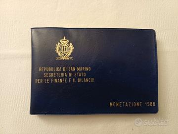 SAN MARINO -  Serie divisionale 1988