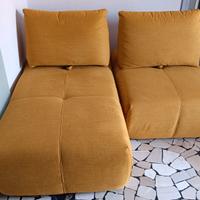 divano due posti chaise longue+movimento relax