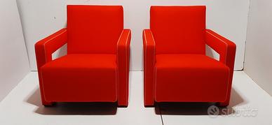 CASSINA 2 UTRECHT 637 NUOVE  in lana KVDRAT rosso