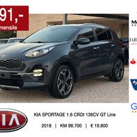 KIA Sportage 1.6 CRDI 136 CV 2WD GT Line